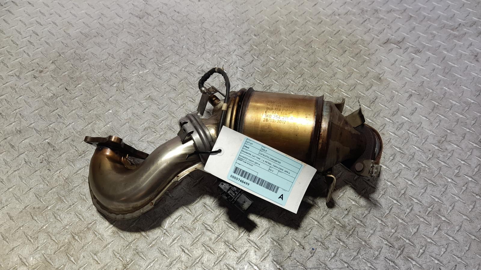 View Auto part Catalytic Converter Volkswagen Golf 2012