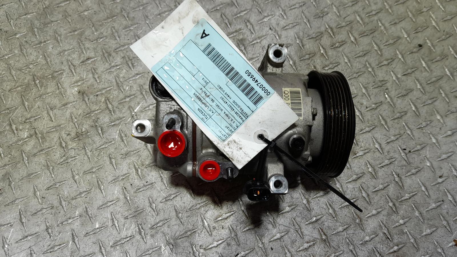 View Auto part A/C Compressor Hyundai Tucson 2016