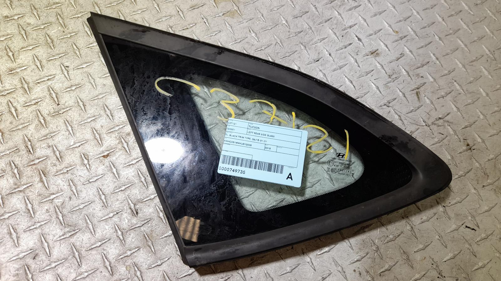 View Auto part Left Rear Side Glass Hyundai Tucson 2018