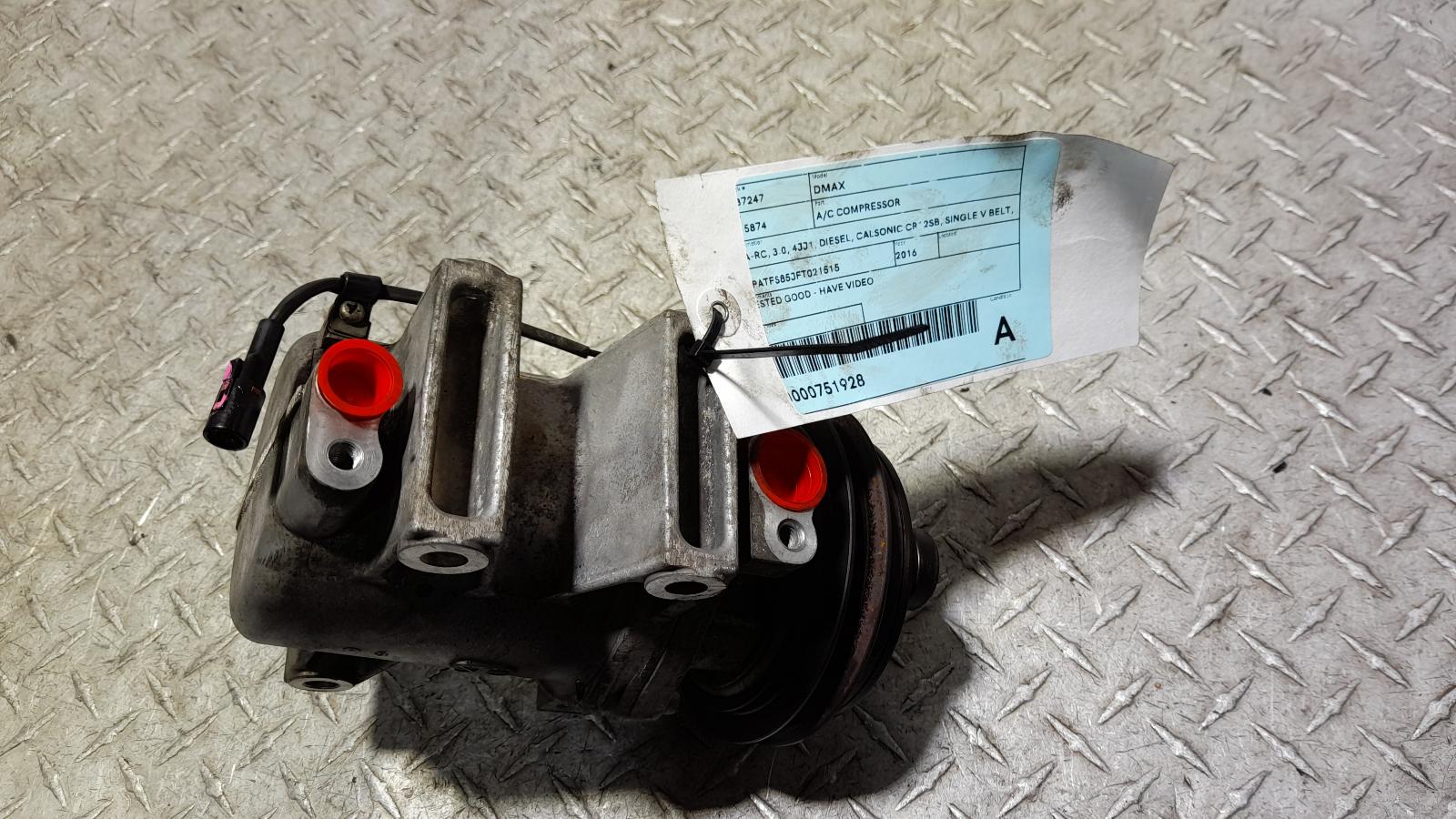 View Auto part A/C Compressor Isuzu Dmax 2016