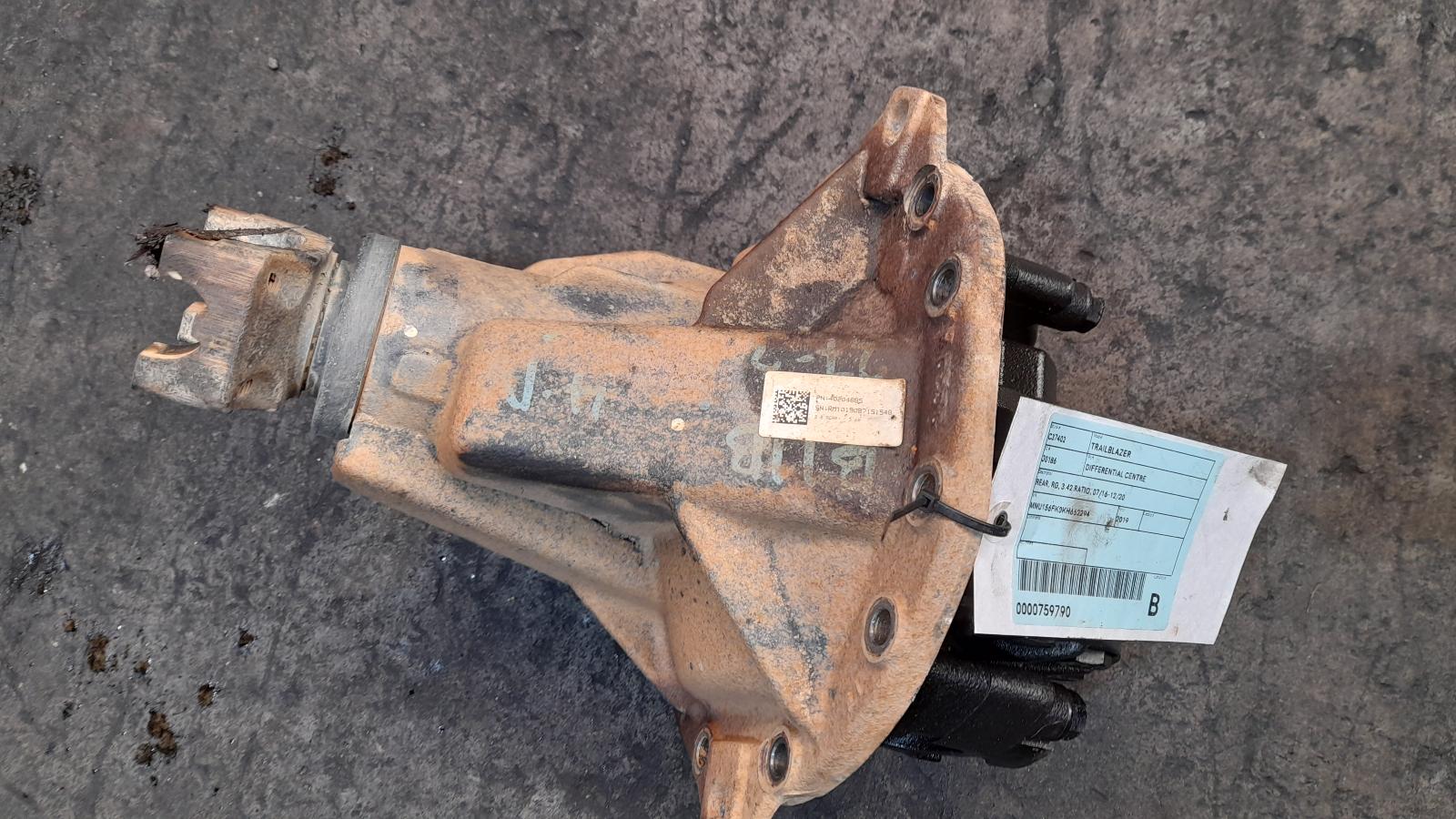 View Auto part Differential Centre Holden Trailblazer 2019