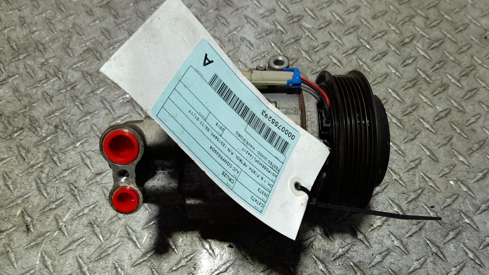View Auto part A/C Compressor Holden Cruze 2015