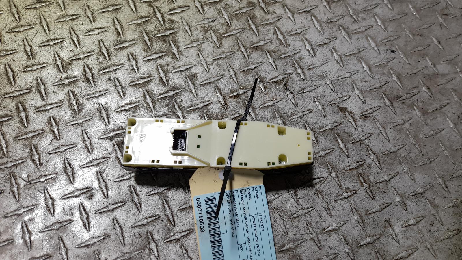 View Auto part Pwr Dr Wind Switch Kia Sorento 2021