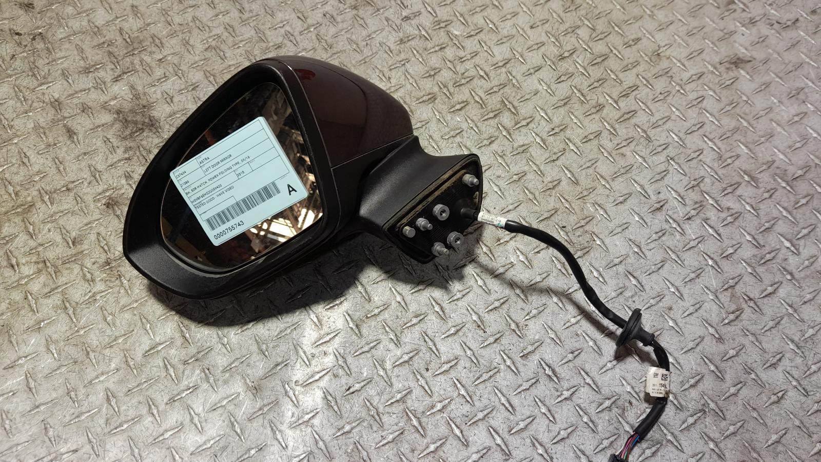 View Auto part Left Door Mirror Holden Astra 2018