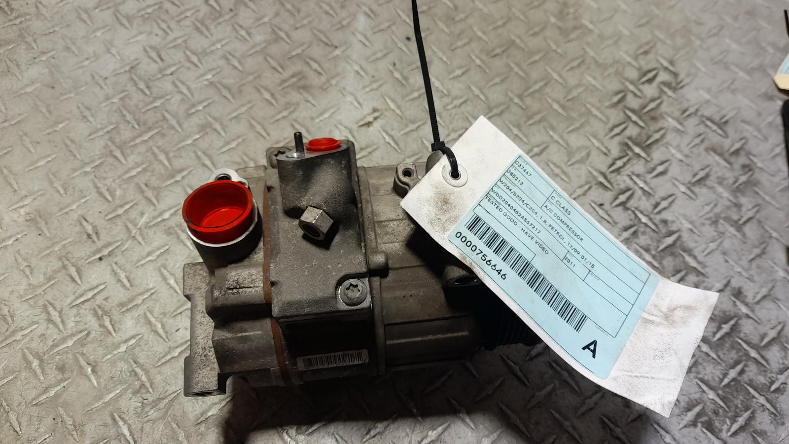 View Auto part A/C Compressor Mercedes C Class 2011