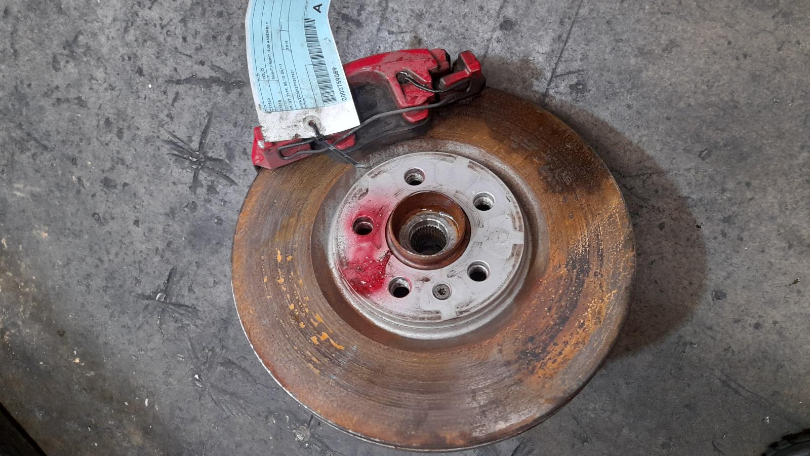 View Auto part Right Front Hub Assembly Volkswagen Polo 2015