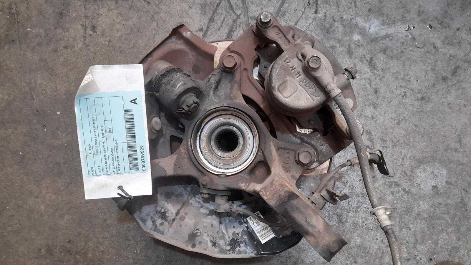View Auto part Right Front Hub Assembly Toyota Aurion 2011