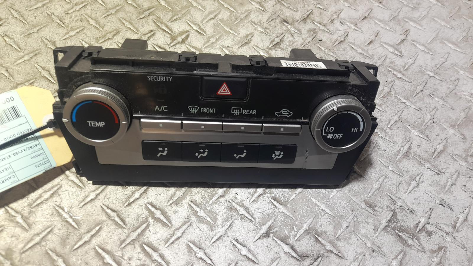 View Auto part Heater/Ac Controls Toyota Camry 2017