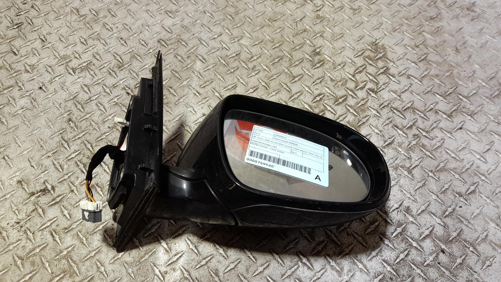 View Auto part Right Door Mirror Kia Sorento 2019