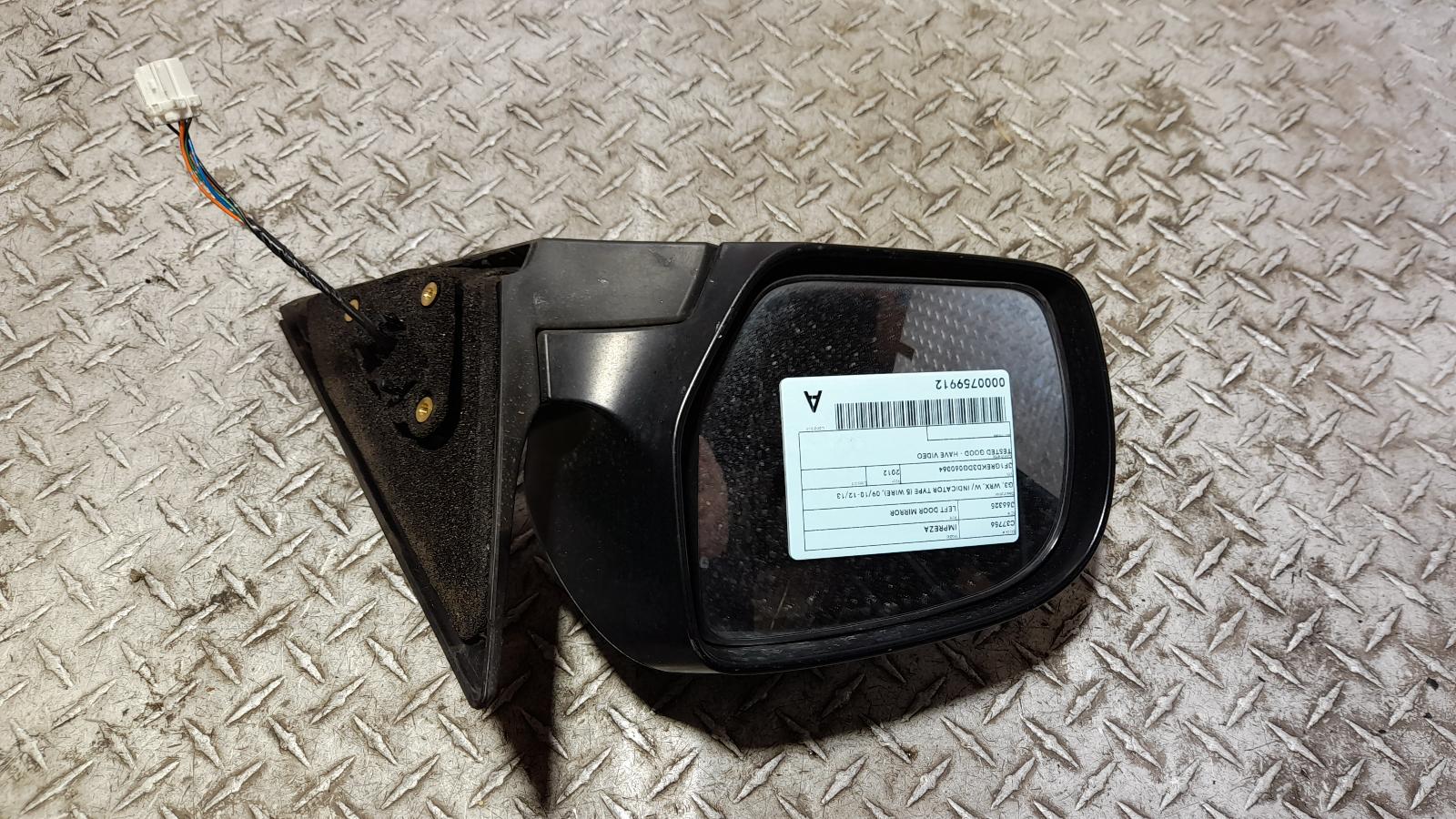 View Auto part Left Door Mirror Subaru Impreza 2012