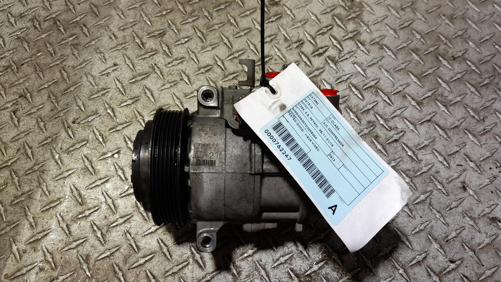 View Auto part A/C Compressor Mercedes C Class 2012