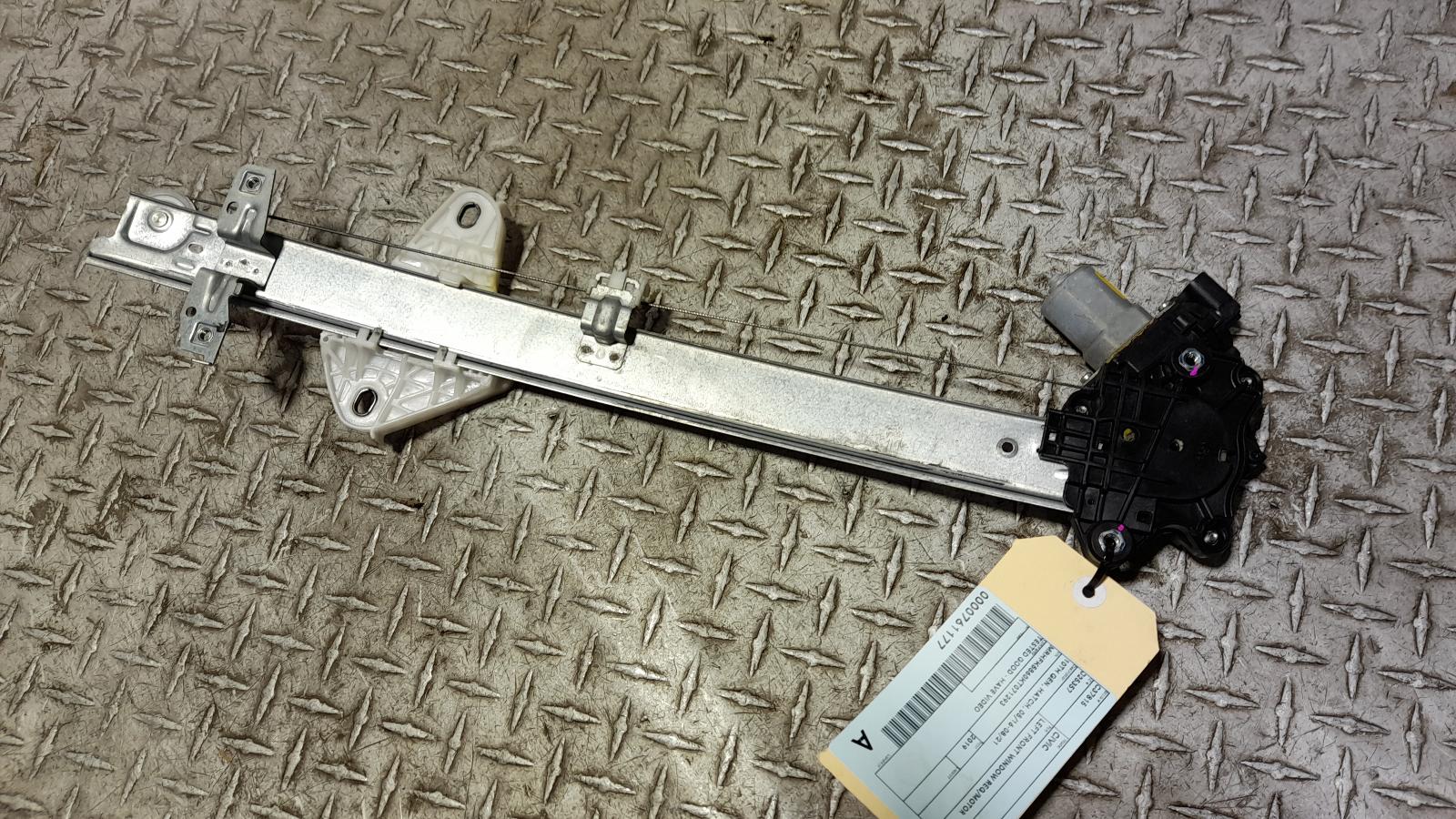 View Auto part Left Front Window Reg/Motor Honda Civic 2019