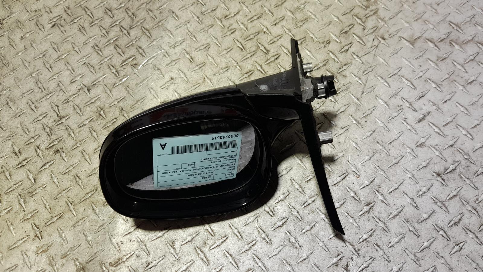 View Auto part Right Door Mirror Bmw 1 Series 2013