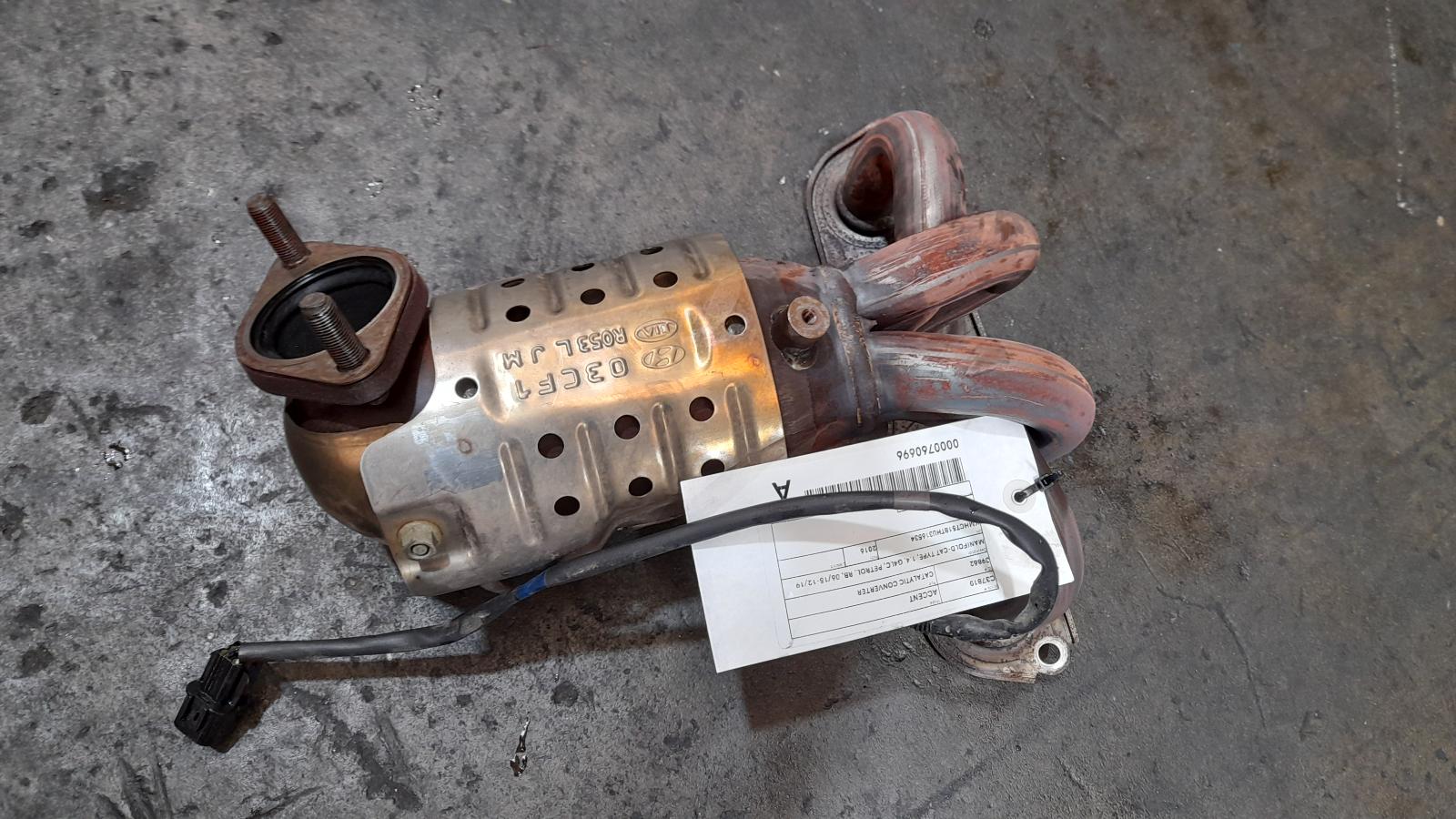 View Auto part Catalytic Converter Hyundai Accent 2016