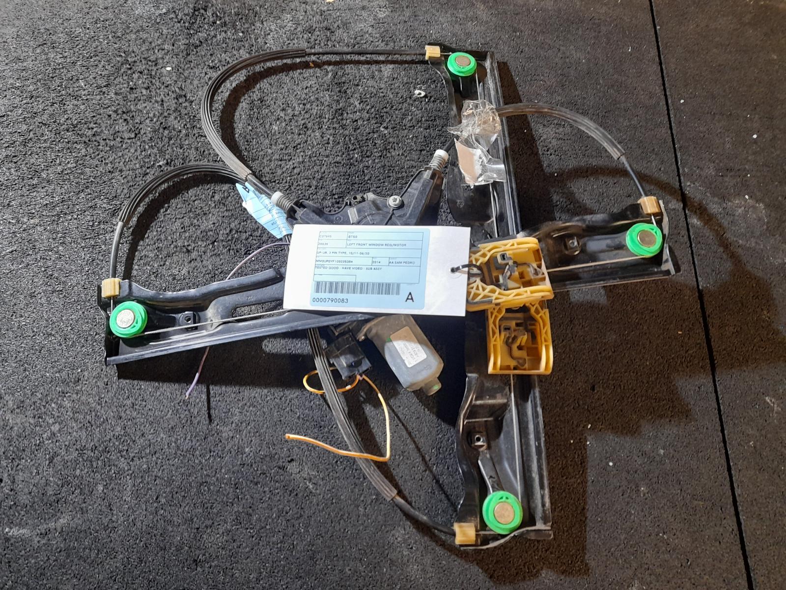 View Auto part Left Front Window Reg/Motor Mazda Bt50 2014