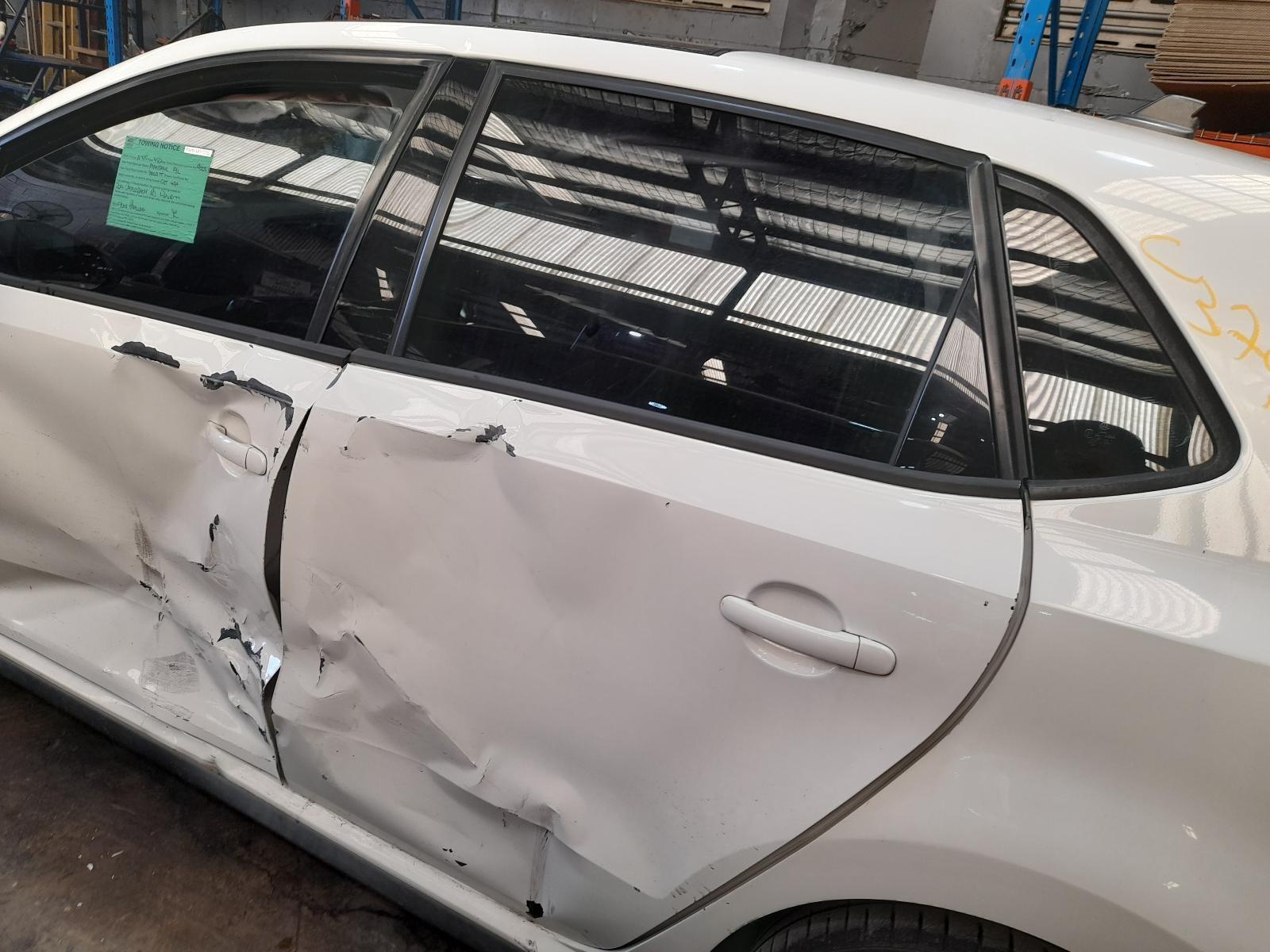View Auto part Left Rear Side Glass Volkswagen Polo 2011