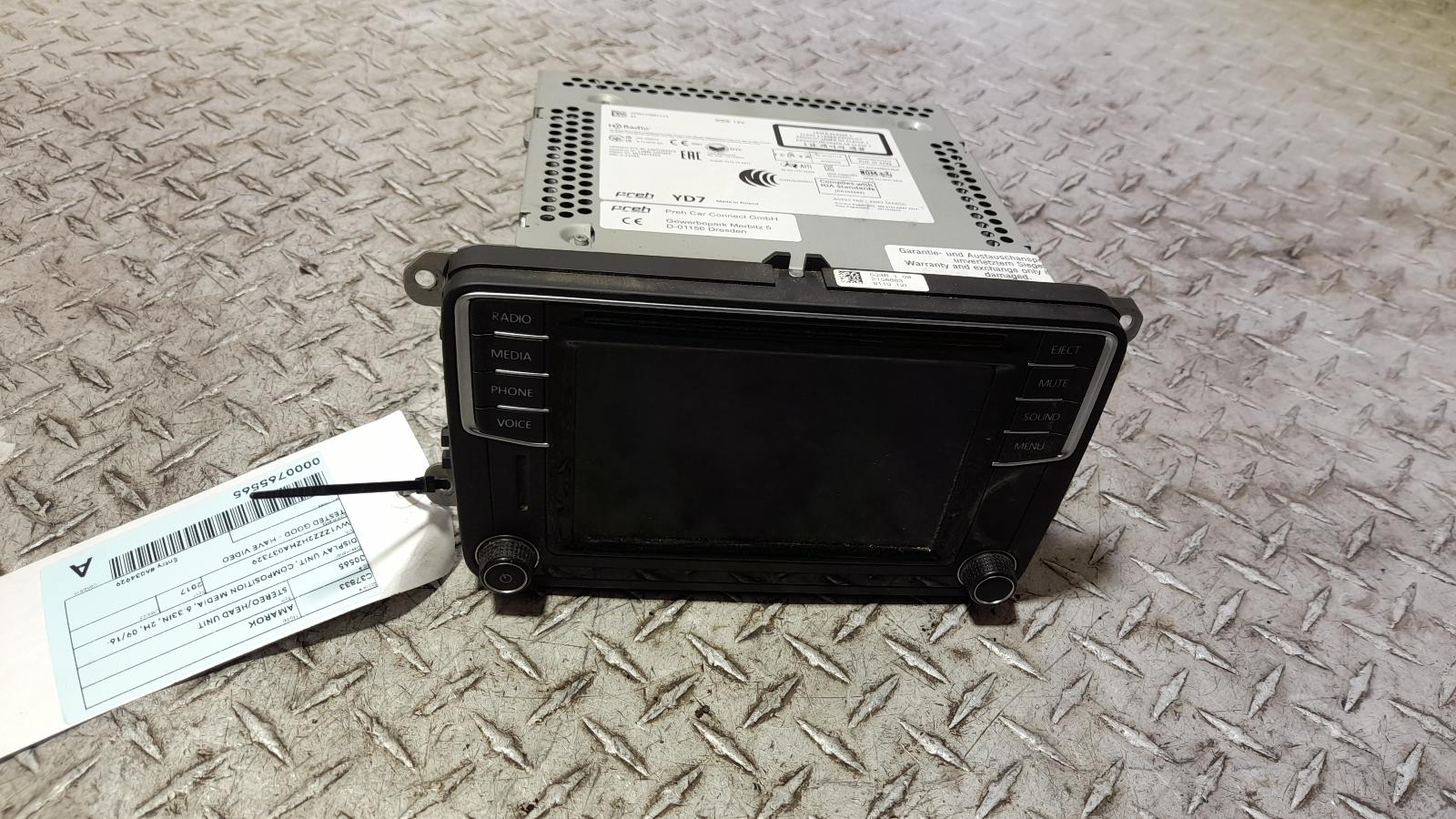 View Auto part Radio/Cd/Dvd/Sat/Tv Volkswagen Amarok 2017