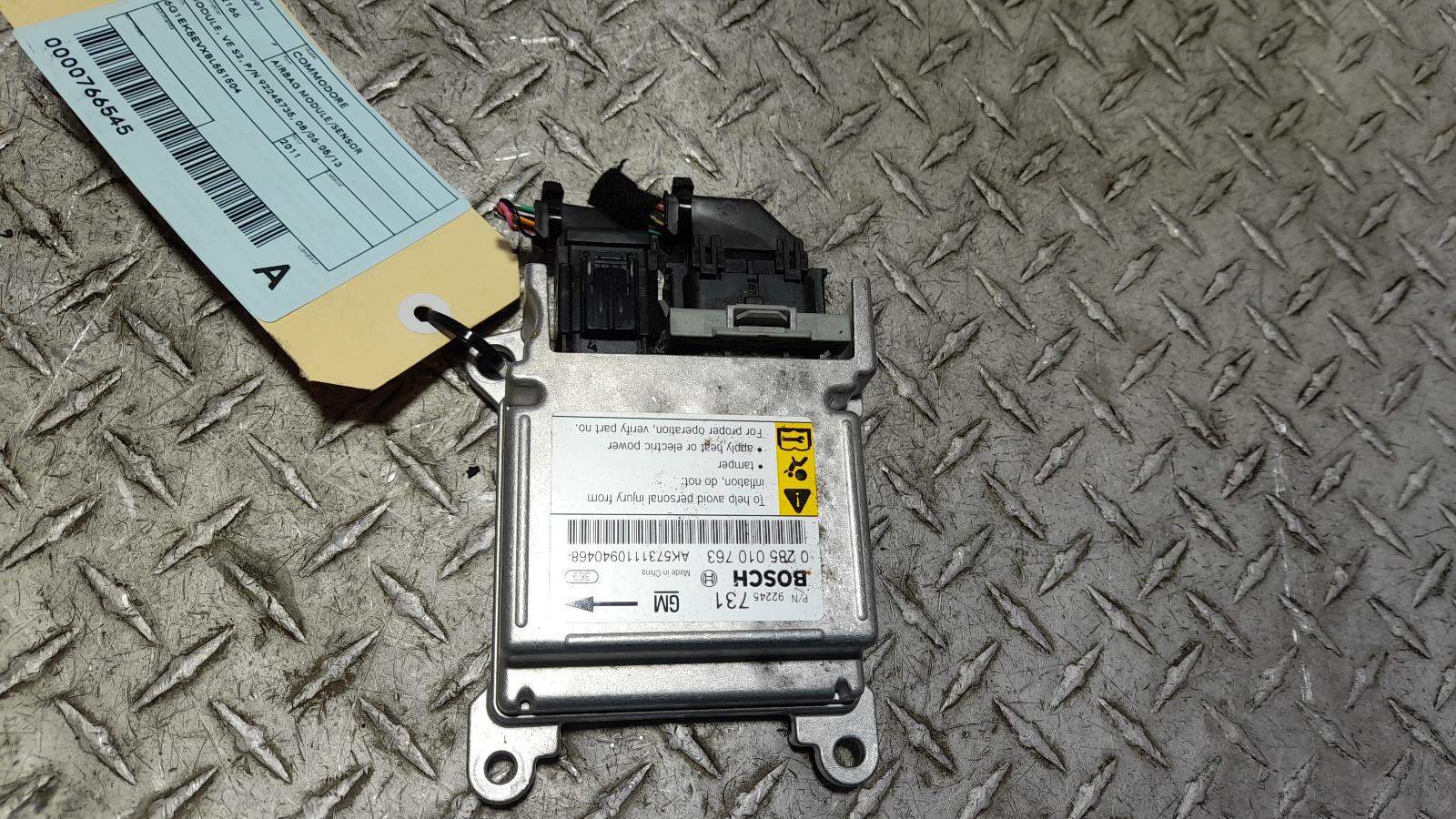 View Auto part Airbag Module/Sensor Holden Commodore 2011