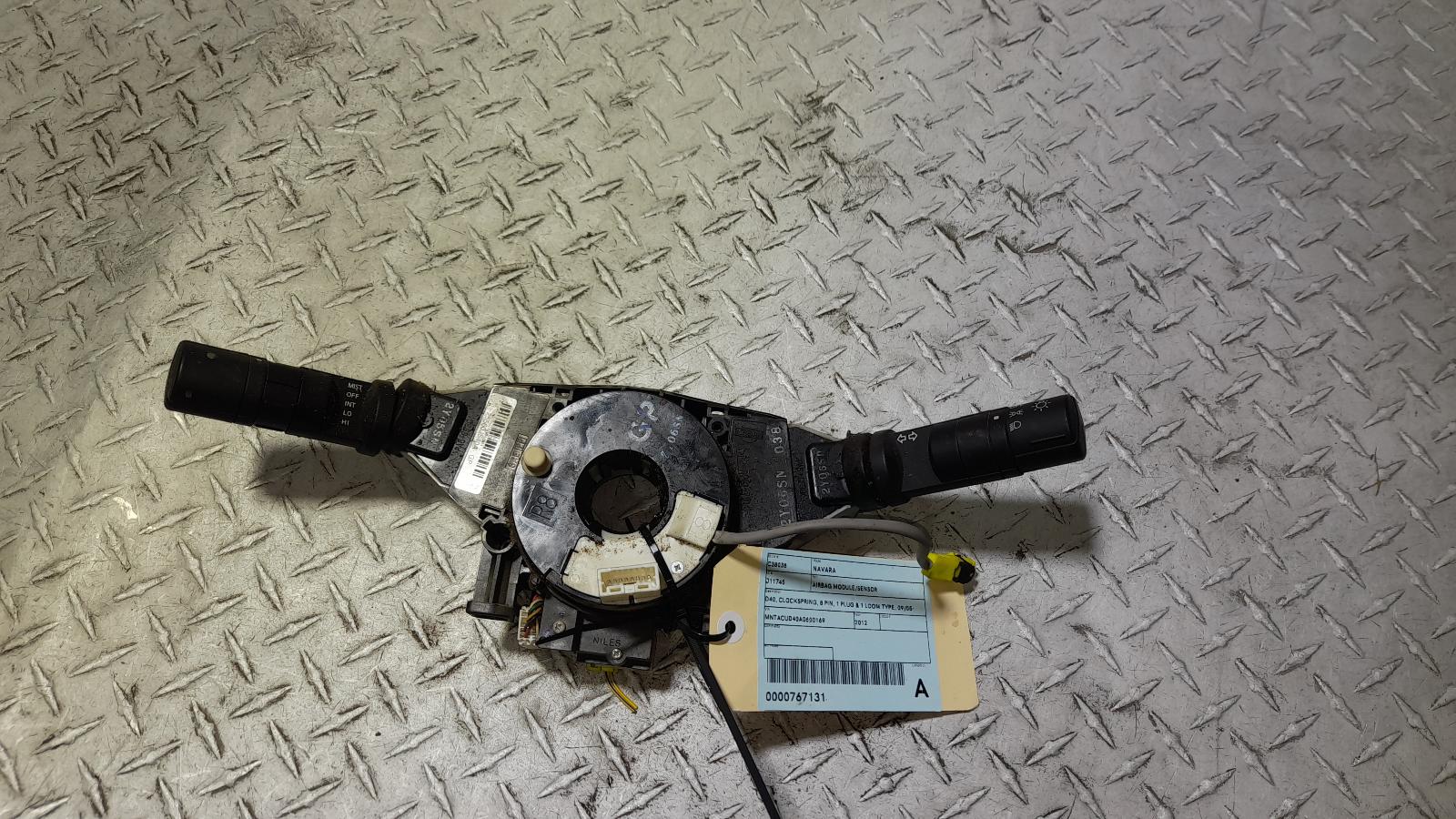 View Auto part Airbag Module/Sensor Nissan Navara 2012