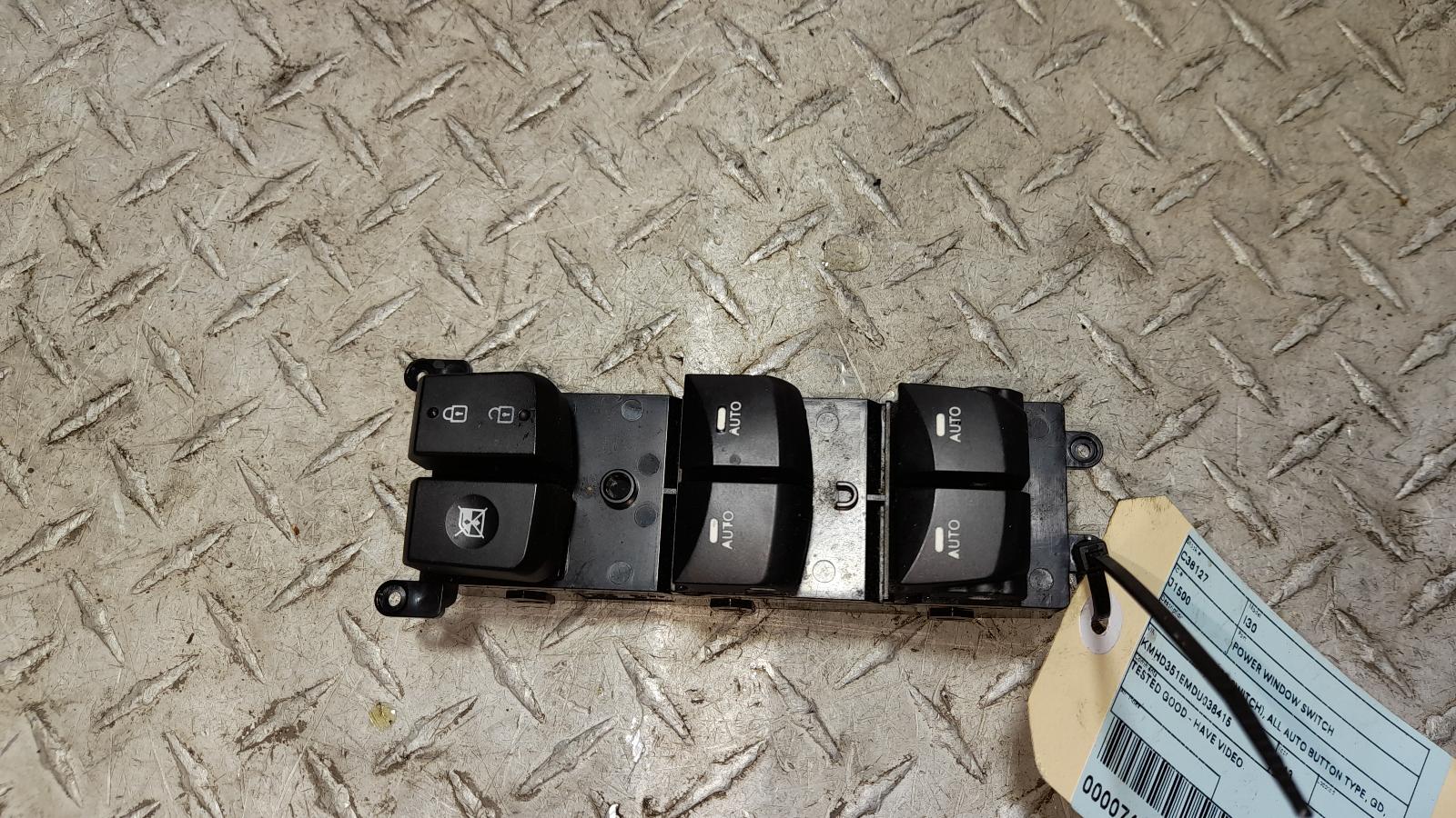 View Auto part Pwr Dr Wind Switch Hyundai I30 2013