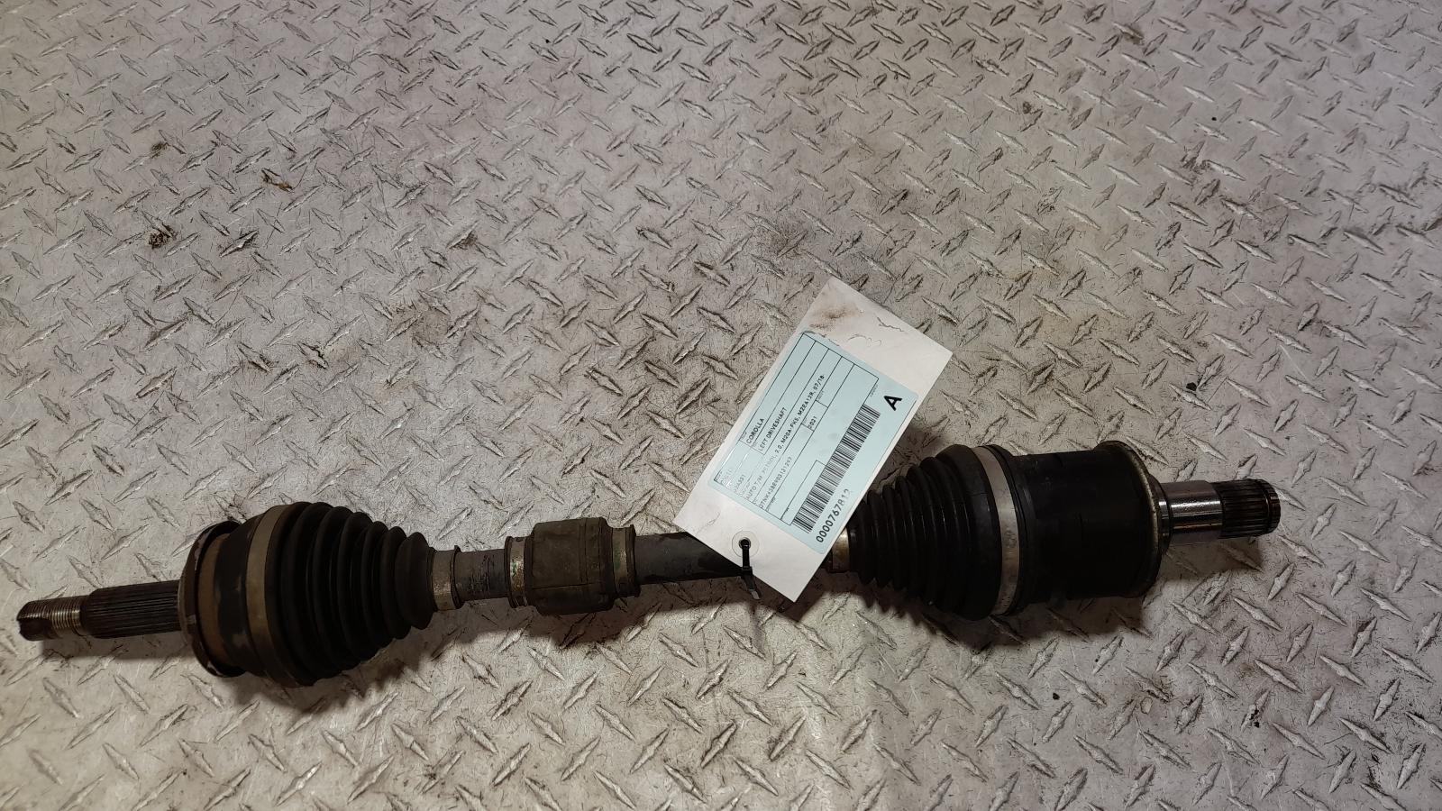 View Auto part Left Driveshaft Toyota Corolla 2021