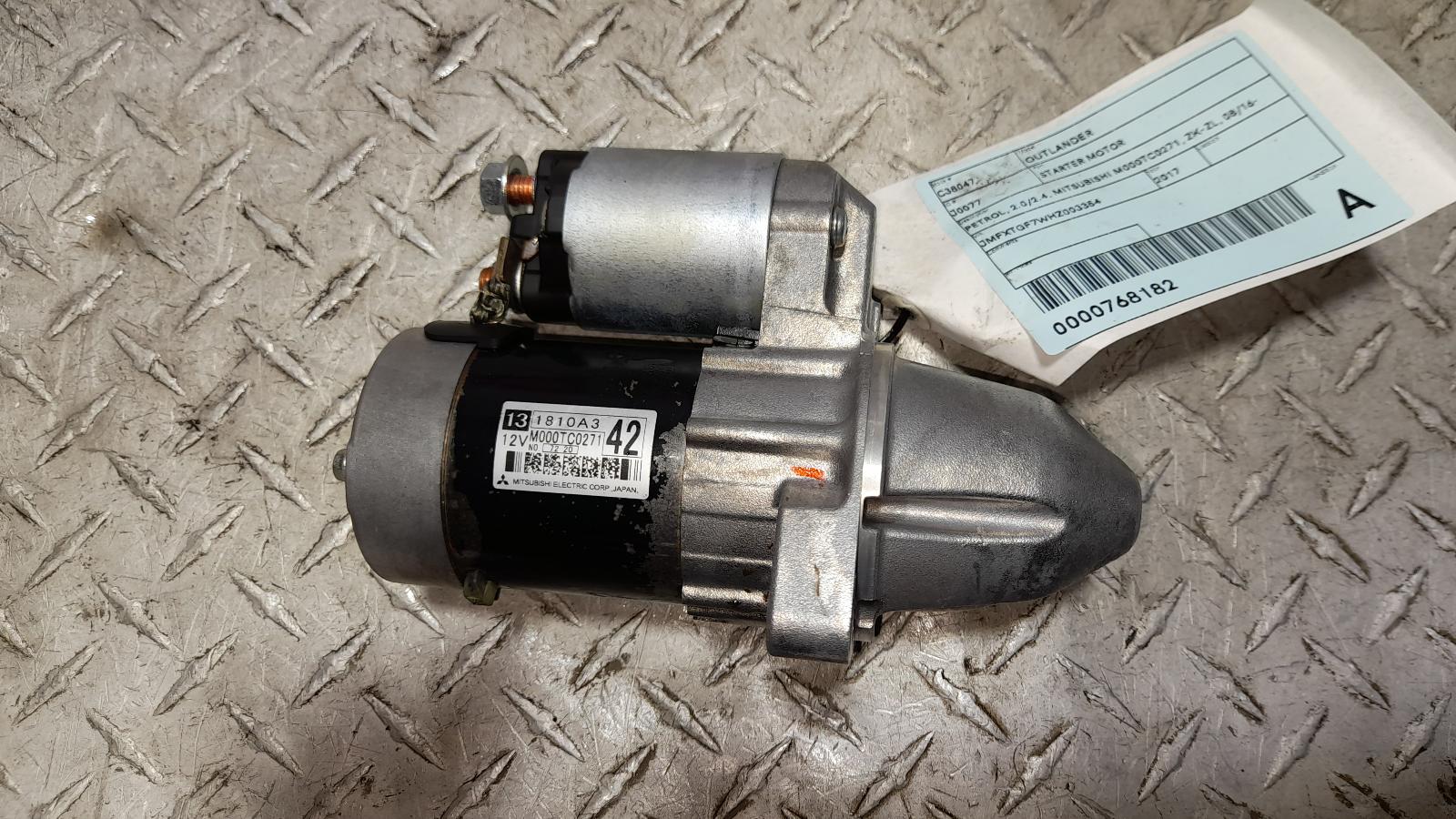 View Auto part Starter Mitsubishi Outlander 2017