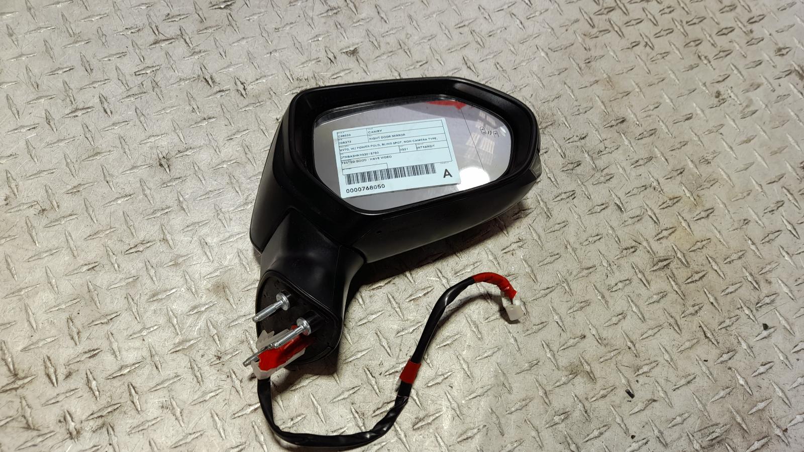 View Auto part Right Door Mirror Toyota Camry 2021