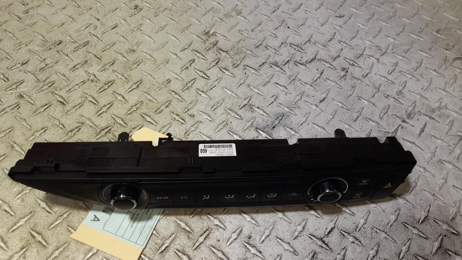 View Auto part Heater/Ac Controls Toyota Kluger 2019