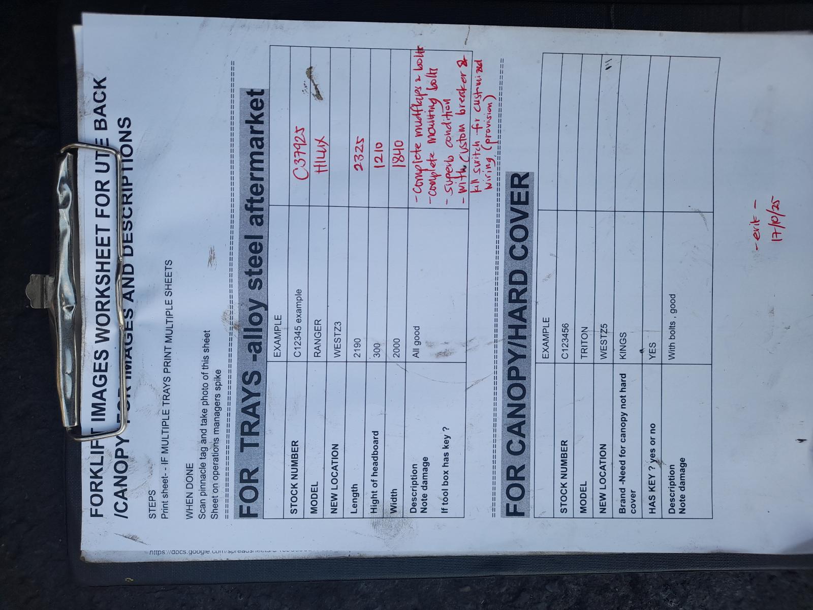 View Auto part Ute Back Toyota Hilux 2012