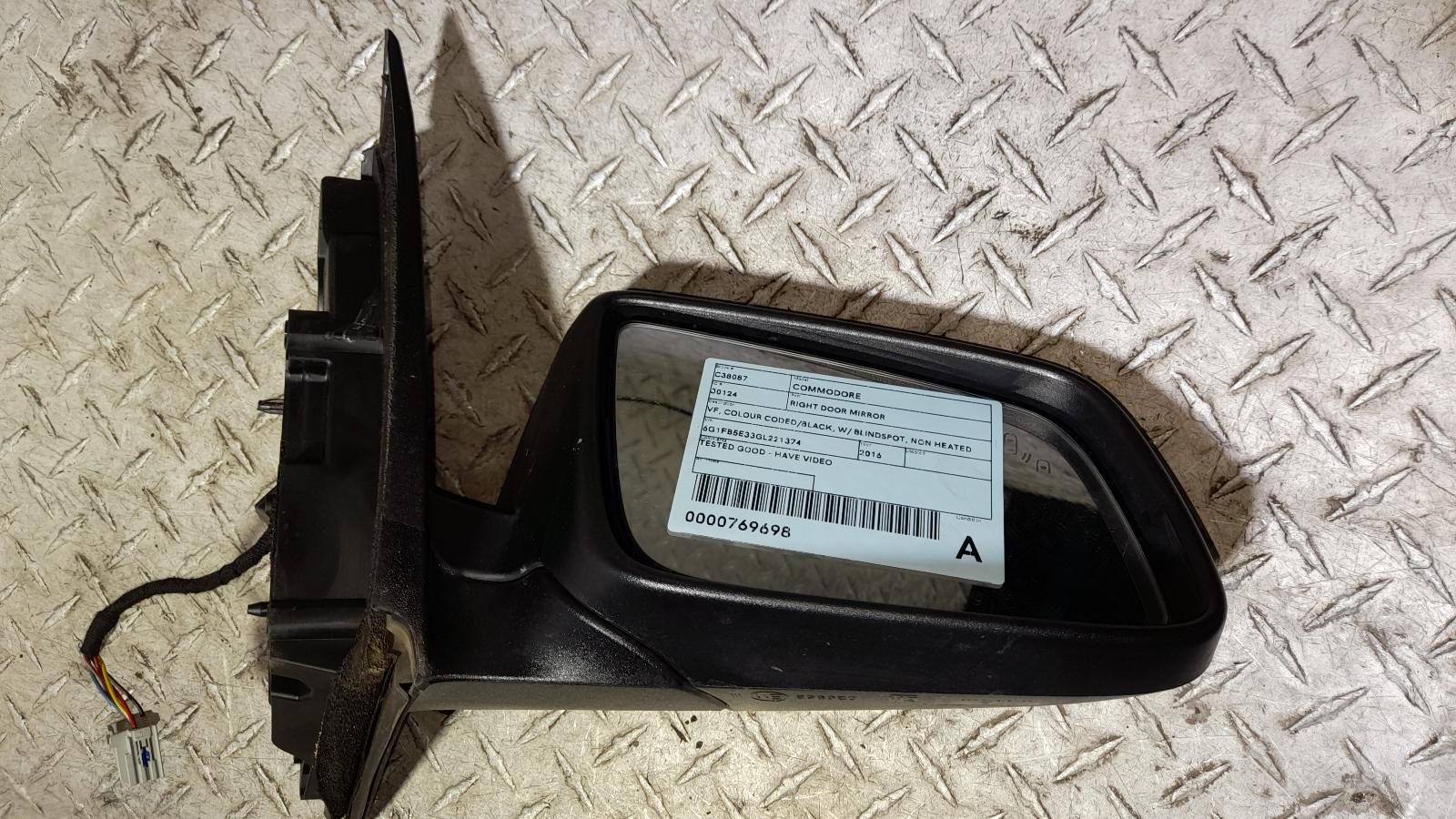 View Auto part Right Door Mirror Holden Commodore 2016
