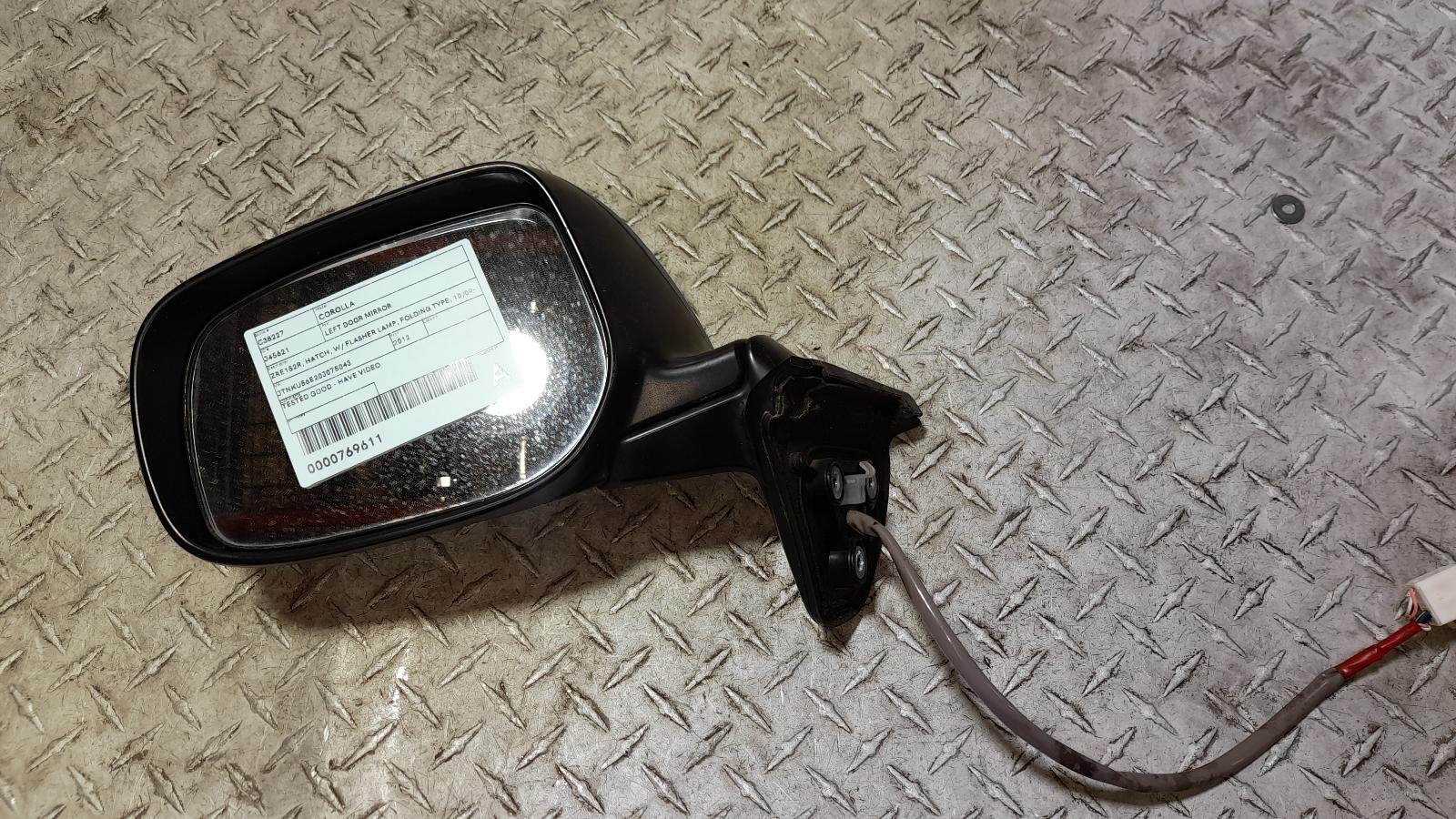 View Auto part Left Door Mirror Toyota Corolla 2012