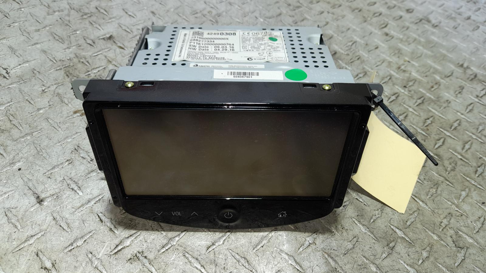 View Auto part Radio/Cd/Dvd/Sat/Tv Holden Trax 2016