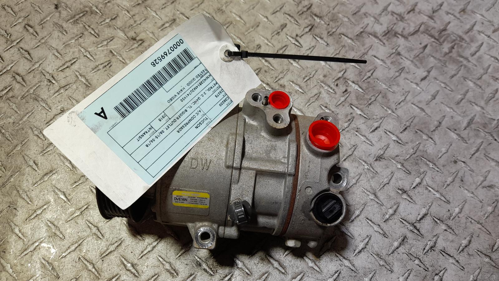 View Auto part A/C Compressor Hyundai Tucson 2018