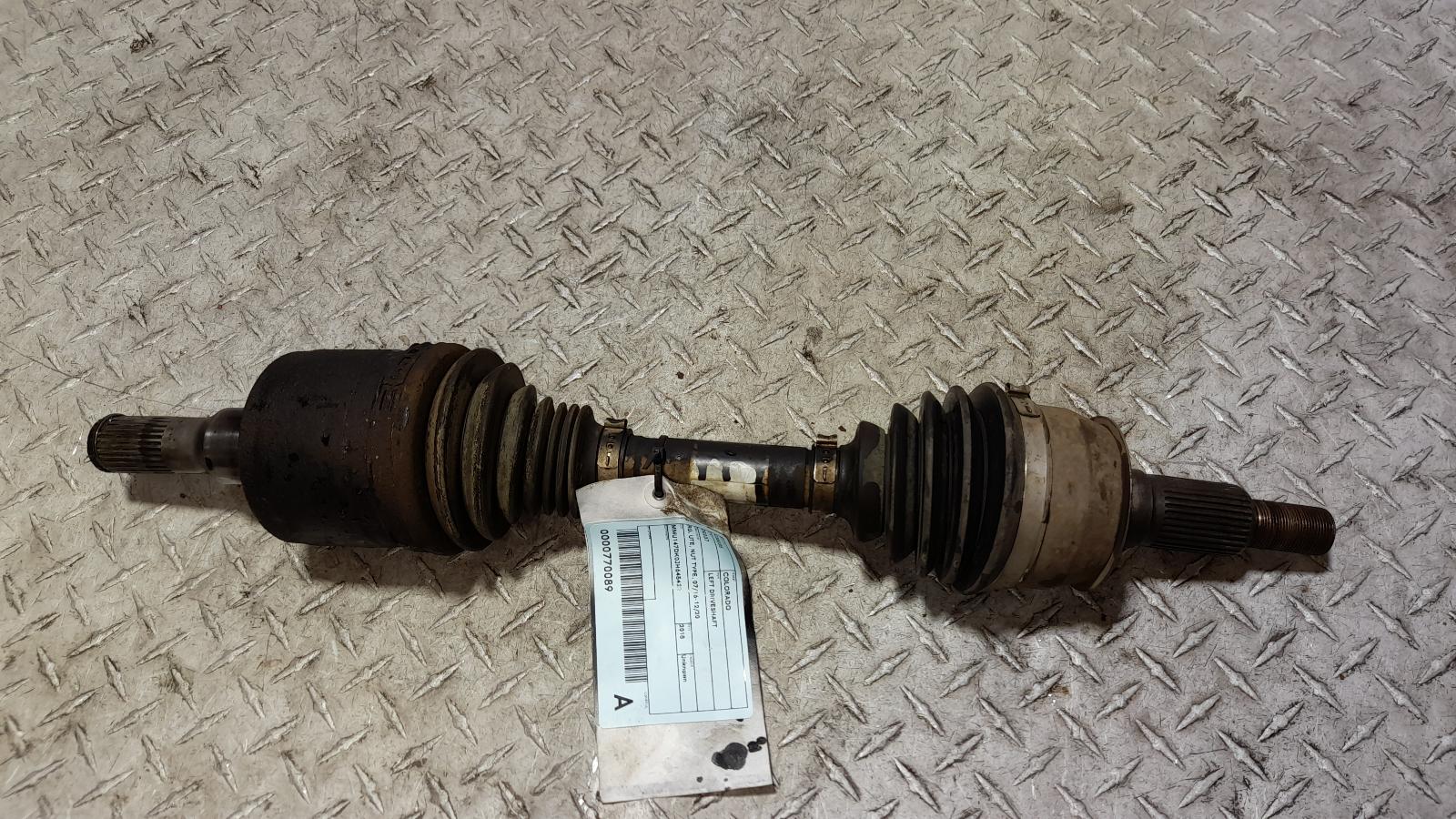 View Auto part Left Driveshaft Holden Colorado 2018