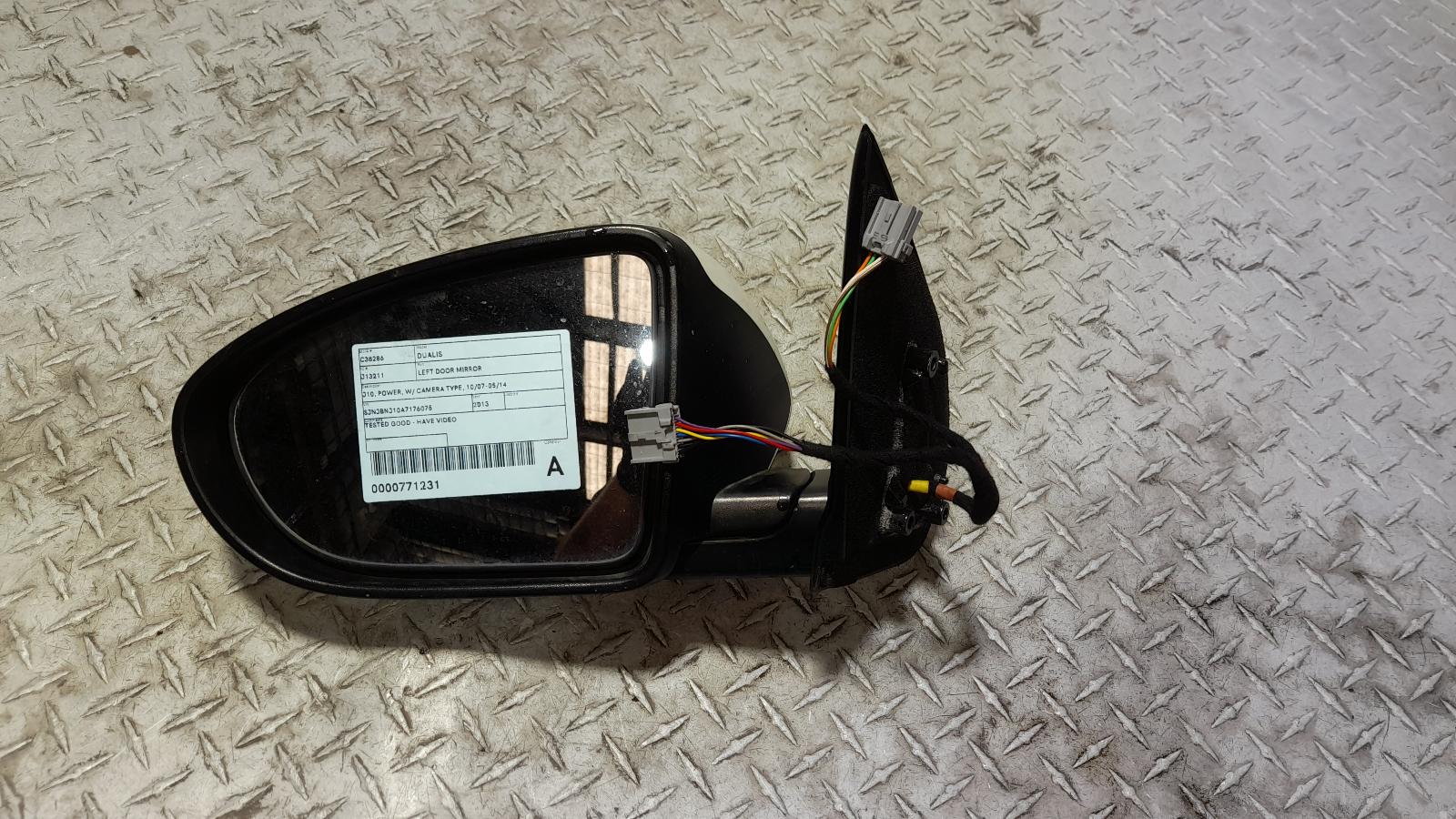 View Auto part Left Door Mirror Nissan Dualis 2013