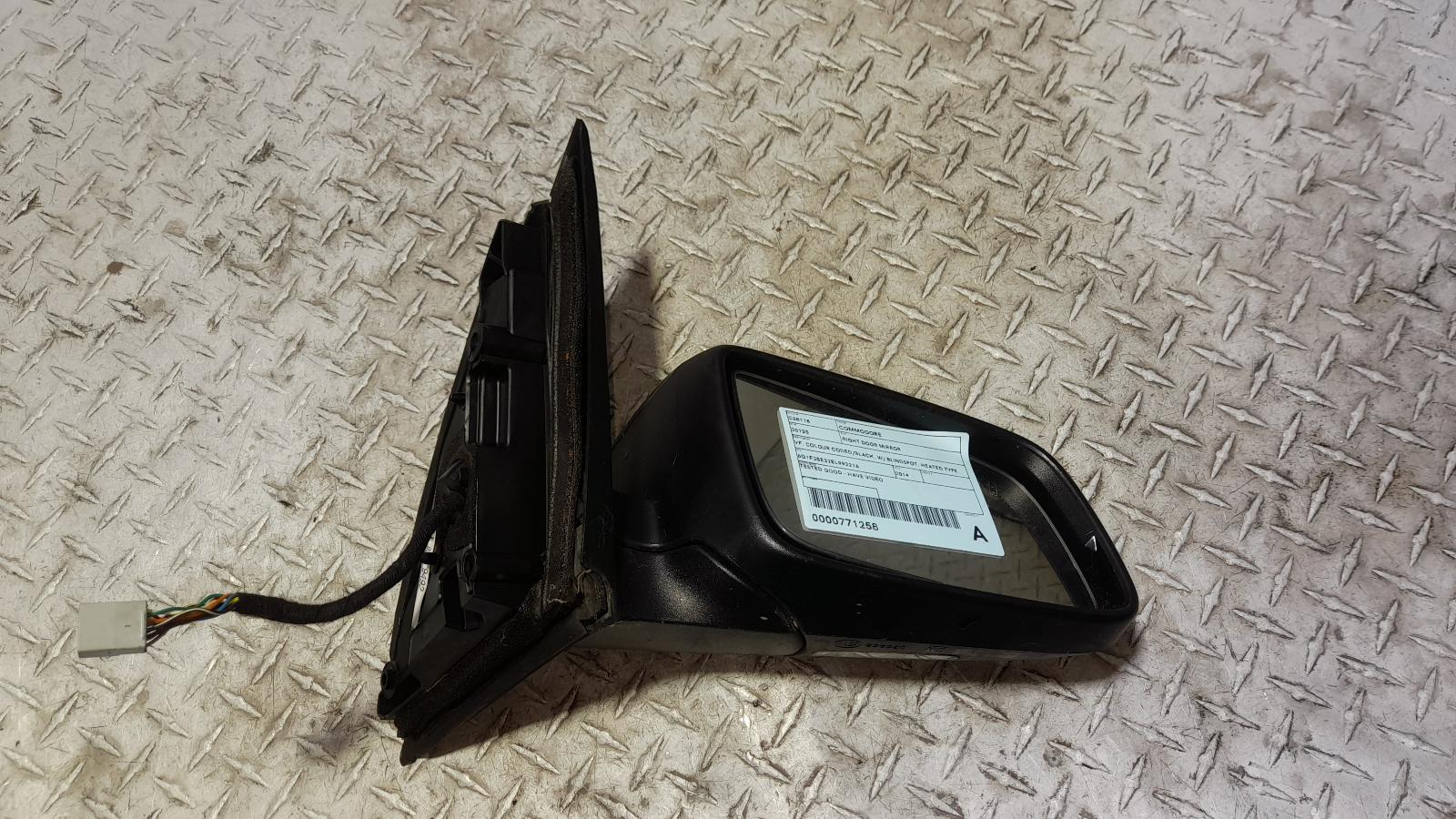 View Auto part Right Door Mirror Holden Commodore 2014