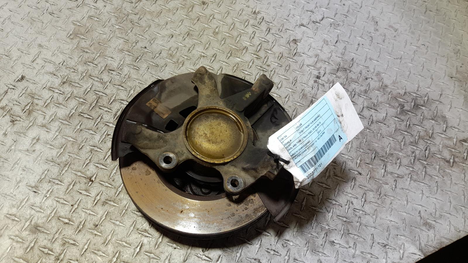 View Auto part Right Front Hub Assembly Toyota Hilux 2012