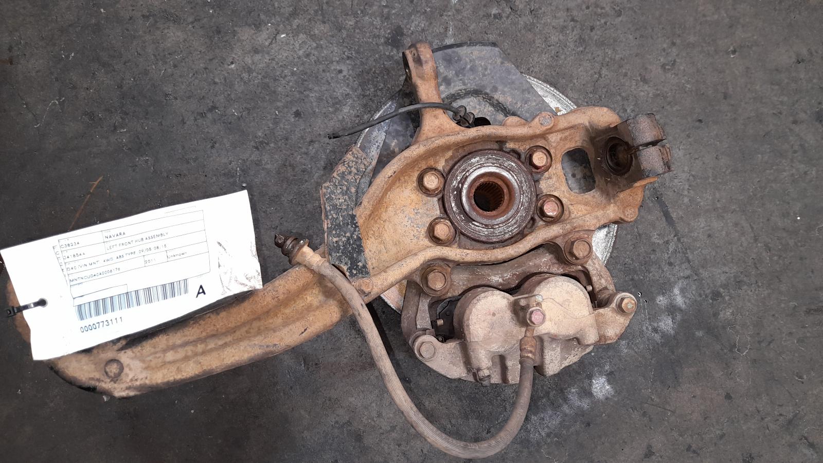 View Auto part Left Front Hub Assembly Nissan Navara 2011