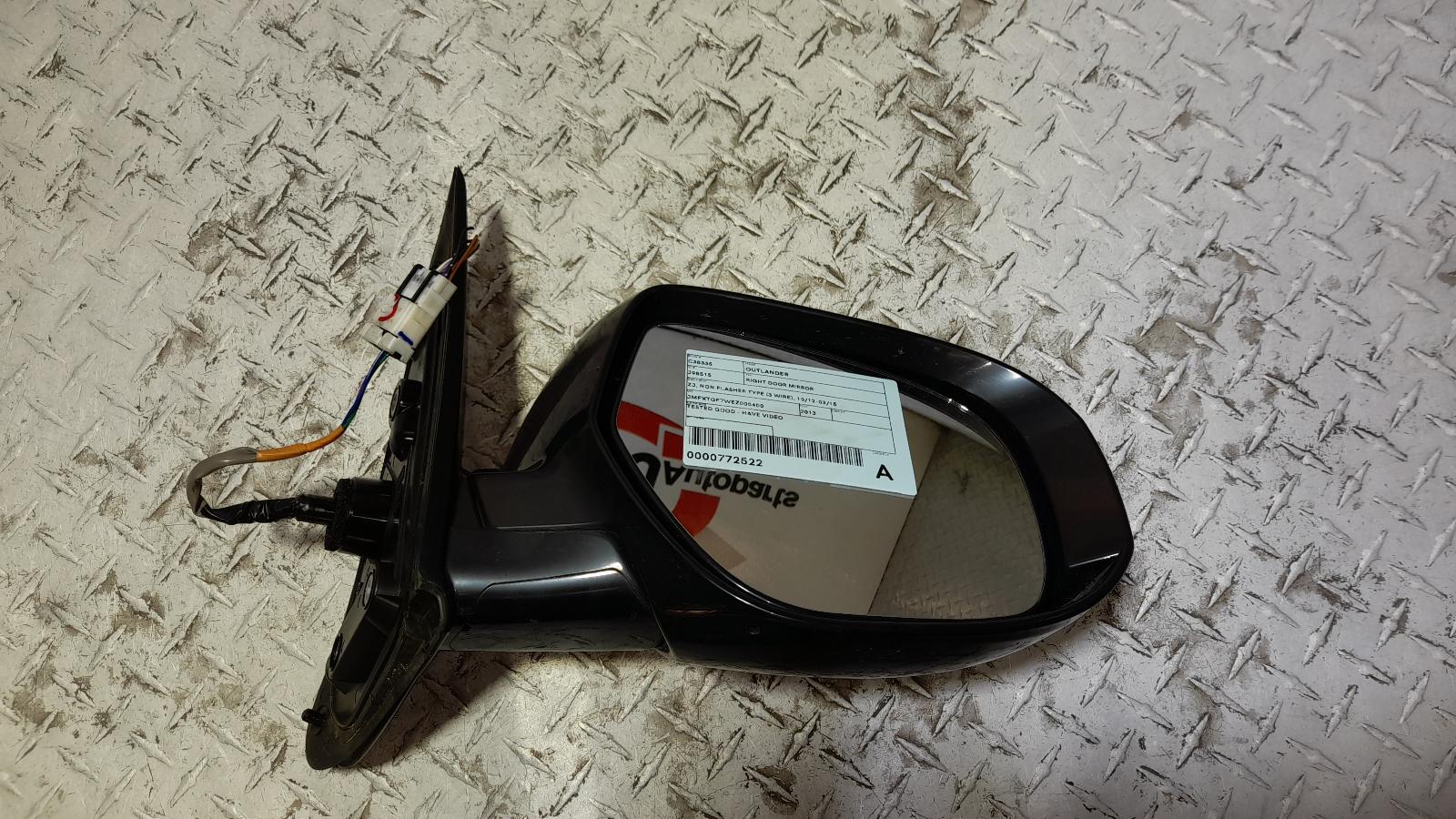 View Auto part Right Door Mirror Mitsubishi Outlander 2013