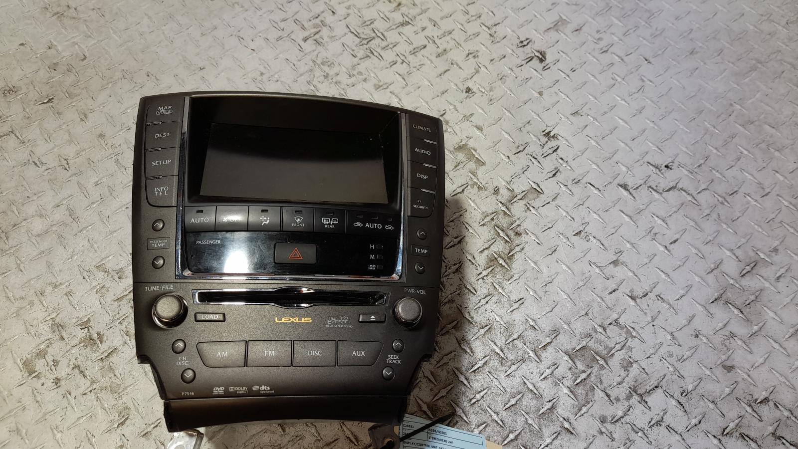 View Auto part Radio/Cd/Dvd/Sat/Tv Lexus Is250/is250c 2011