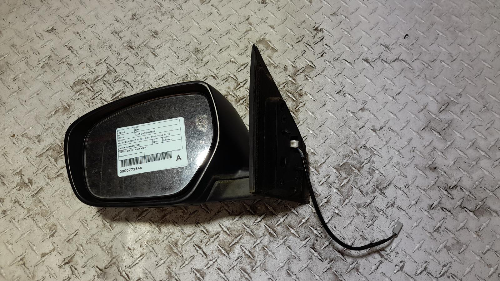 View Auto part Left Door Mirror Mazda Cx9 2015