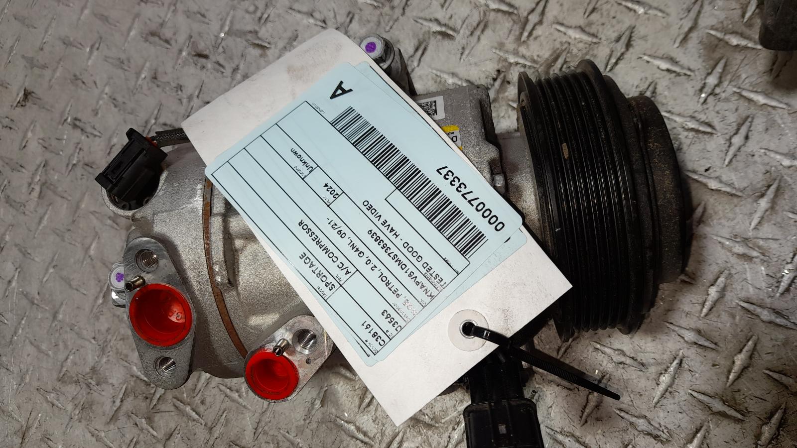 View Auto part A/C Compressor Kia Sportage 2024