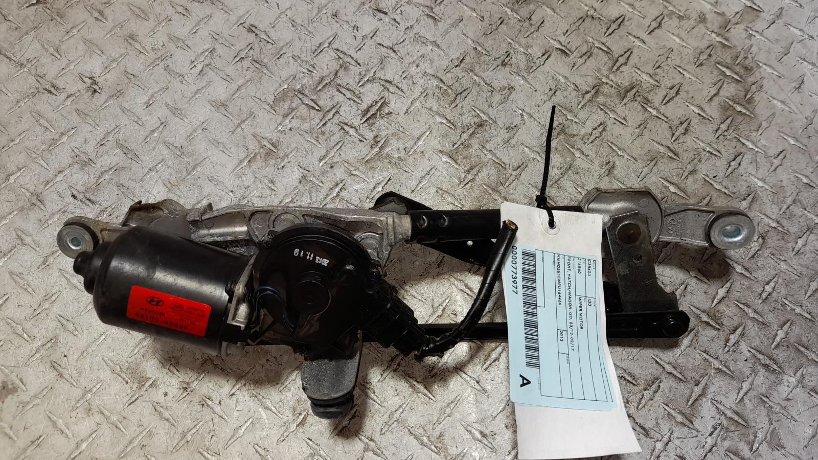 View Auto part Wiper Motor Hyundai I30 2013