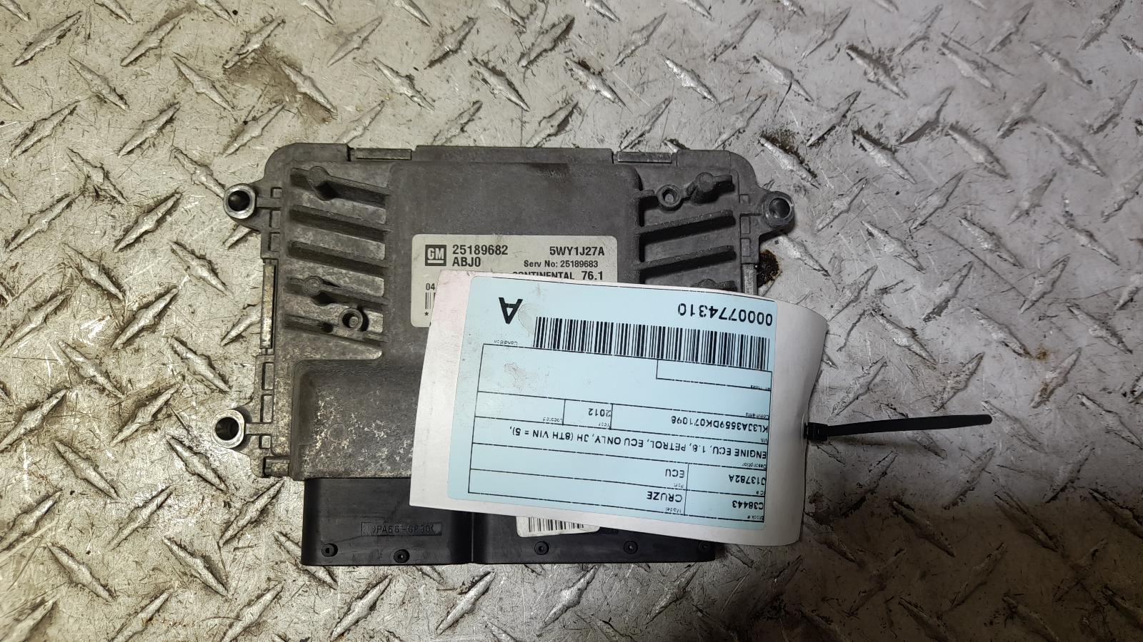 View Auto part Ecu Holden Cruze 2012