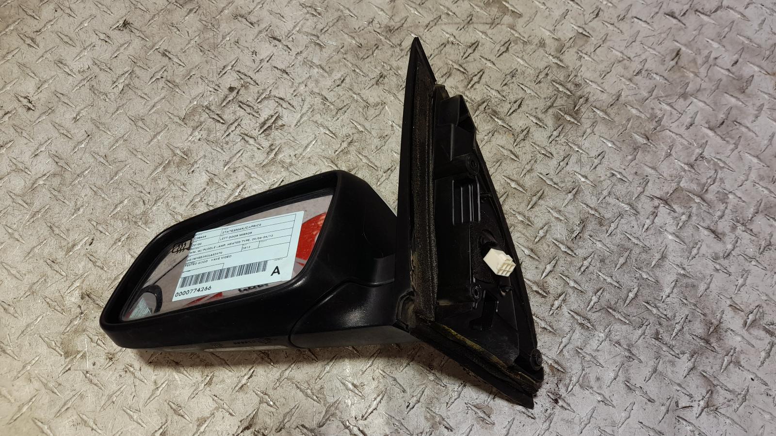 View Auto part Left Door Mirror Holden Statesman/caprice 2012