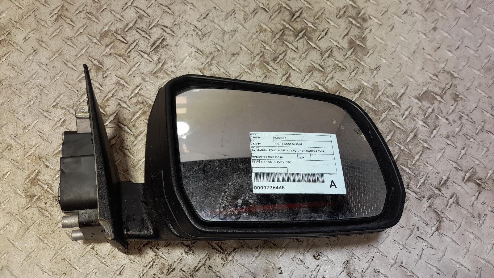 View Auto part Right Door Mirror Ford Ranger 2024