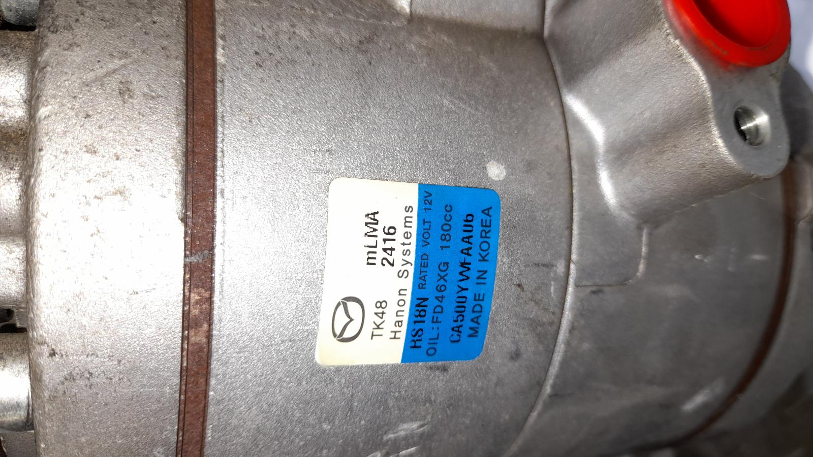 2018 Mazda Cx9 A/C Compressor View Auto part A/C Compressor Mazda Cx9 2018