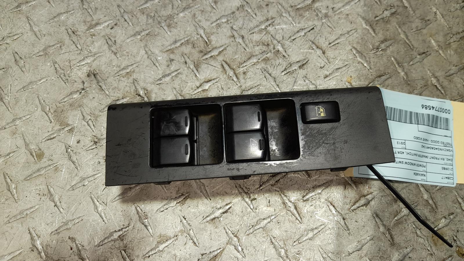 View Auto part Pwr Dr Wind Switch Nissan Navara 2012