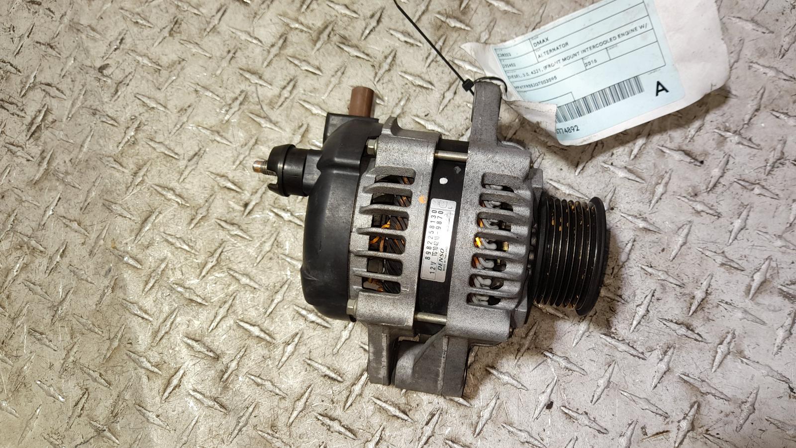 View Auto part Alternator Isuzu Dmax 2016