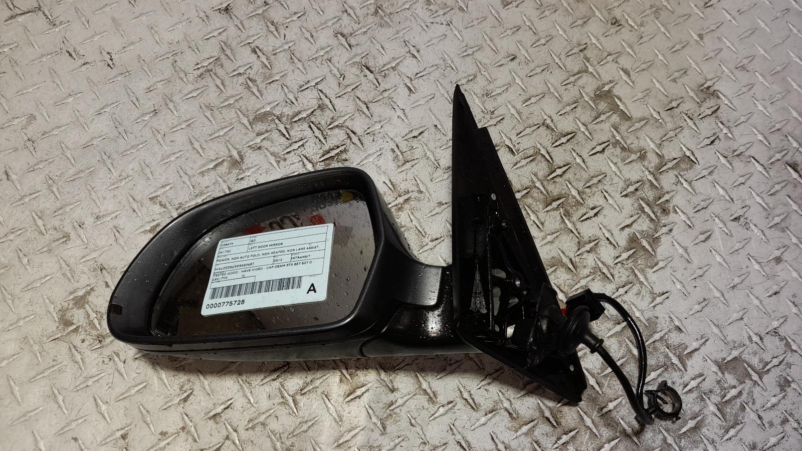 View Auto part Left Door Mirror Audi Q3 2013